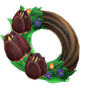 Dark Tulip Wreath