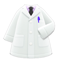 Doctor's Coat Black necktie