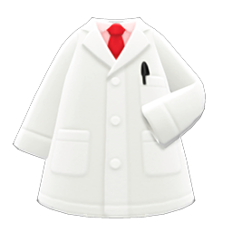 Doctor's Coat Red necktie