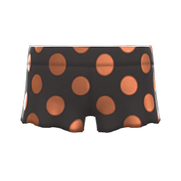 Dotted Shorts Black