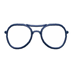 Double-bridge Glasses Blue