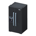 Double-door Refrigerator Black