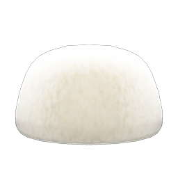 Faux-fur Hat White