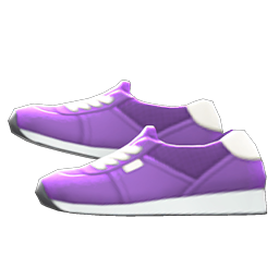 Faux-suede Sneakers Purple