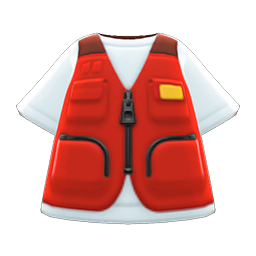 Fishing Vest Red