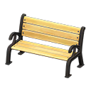 Garden Bench Black