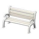 Garden Bench White