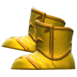 Gold-armor Shoes