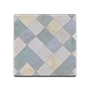 Gray Argyle-tile Flooring