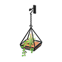 Hanging Terrarium Black