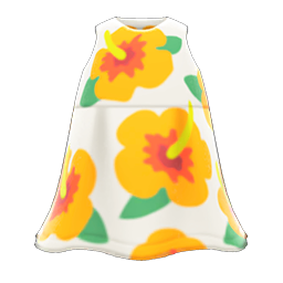 Hibiscus Muumuu Yellow