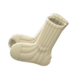 Holey Socks White