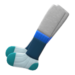Layered Socks Blue