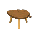 Leaf Stool Brown