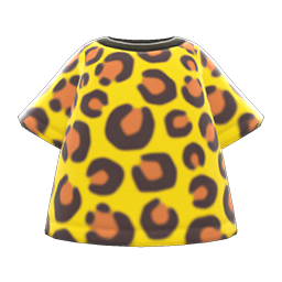 Leopard Tee Yellow