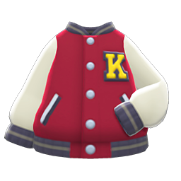 Letter Jacket Red