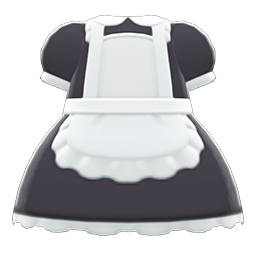Maid Dress Black