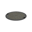 Manhole Cover Silver