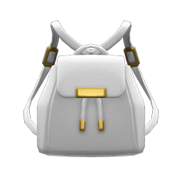 Mini Pleather Bag White