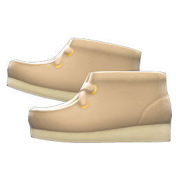 Moccasin Boots Beige