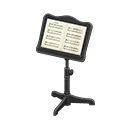 Music Stand Black