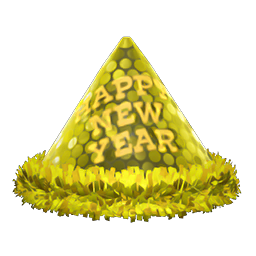 New Year's Hat Yellow
