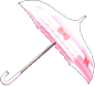 Pink Shiny-bows Parasol