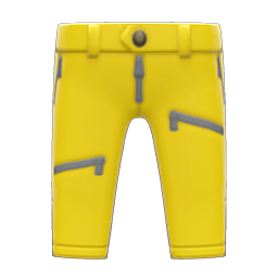 Pleather Pants Yellow