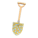 Printed-design Shovel Yellow