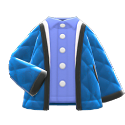Quilted Jacket Blue