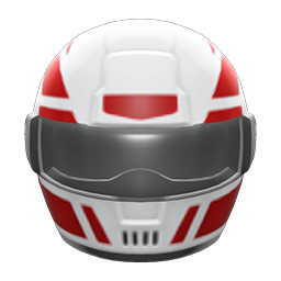 Racing Helmet White