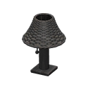 Rattan Table Lamp Black