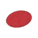 Red Small Round Mat