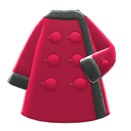 Retro Coat Red