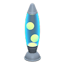 Rocket Lamp Blue