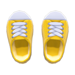 Rubber-toe Sneakers Yellow