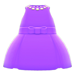 Satin Dress Purple