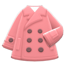 Short Peacoat Pink