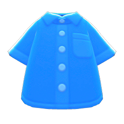Short-sleeve Dress Shirt Blue