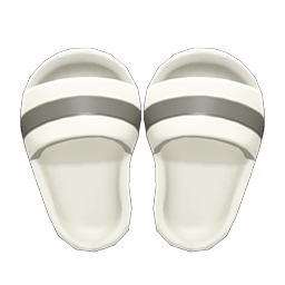 Shower Sandals White