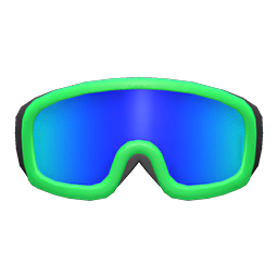 Ski Goggles Green