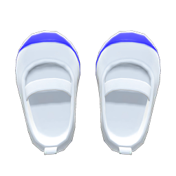 Slip-on School Shoes Blue