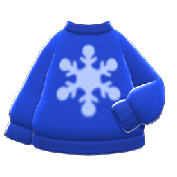 Snowflake Sweater Blue
