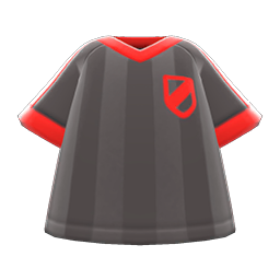 Soccer-uniform Top Black