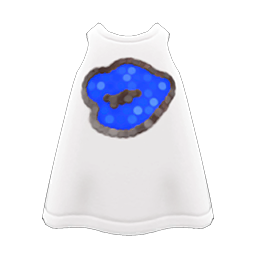 Sparkly Embroidered Tank Blue