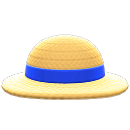 Straw Hat Blue