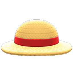 Straw Hat Red