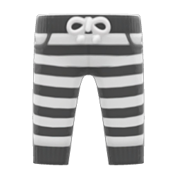 Striped Pants Black