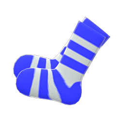 Striped Socks Blue