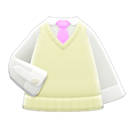 Sweater-vest White